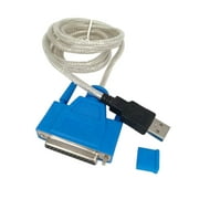 Nacni USB to PRINTER DB25 25 Pin Parallel Port Cable Adapter New