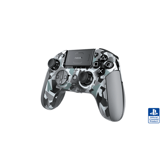Nacon Revolution 5 Pro Officially Licensed PlayStation Wireless Controller for PlayStation PS5, PS4 and PC - Hall Effect, Trigger Stops, Map Buttons, Extensive Customization - Arctic Camo