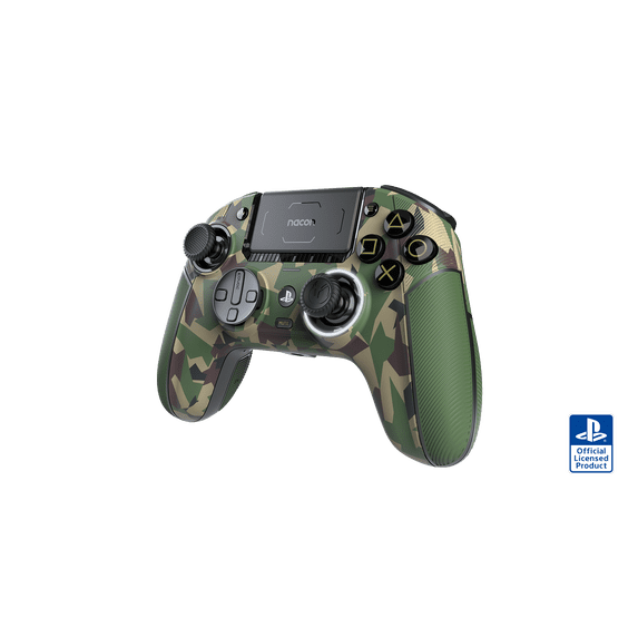 Nacon Revolution 5 Pro Officially Licensed PlayStation Wireless Controller for PS5 / PS4 / PC - Hall Effect, Trigger Stops, Map Buttons - Field Camo