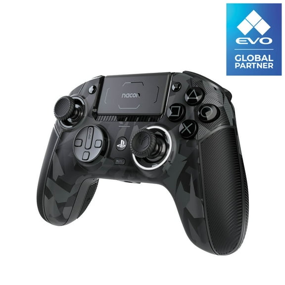Nacon Revolution 5 Pro Officially Licensed PlayStation Wireless Gaming Controller for PS5 / PS4 / PC - Hall Effect, Trigger Stops, Mappable Buttons, Bluetooth Audio -Urban Camo