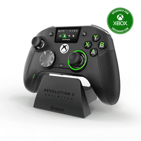 Nacon Revolution X Unlimited Advanced Precision Controller Officially Licensed for XBOX Series X | S, XBOX One, Windows 10 / 11 PC & Android - Wired and Wireless - Charging Station