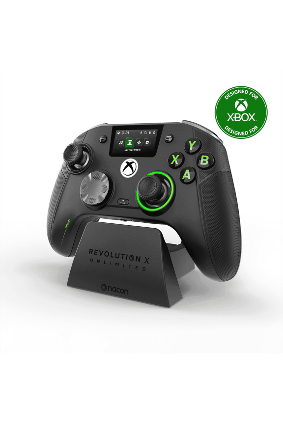 Revolution X Unlimited Advanced Precision Controller Officially Licensed for XBOX Series X | S, XBOX One, Windows 10 / 11 PC & Android - Wired and Wireless - Charging Station
