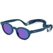 Nacuwa Baby Sunglasses - 100% UV Proof Sunglasses for Baby, Toddler, Kids - Ages 0-2 Years - Case and Pouch included