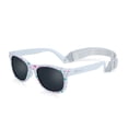 thumbnail image 1 of Nacuwa Baby Sunglasses Star Pattern Flexible and Unbreakable TPE Frame Plastic Lens, White, 1 of 7