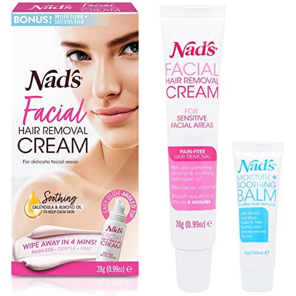 Nad's Facial Hair Removal Cream Gentle & Soothing Hair Removal For Women Sensitive