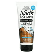 Nad's for Men Hair Removal Cream for Body, Painless Hair Removal For Men, Men's Depilatory Cream, 200g (6.8 oz)