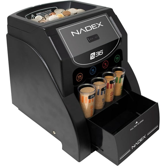 Nadex 36SN Automatic Coin Sorter and Wrapper