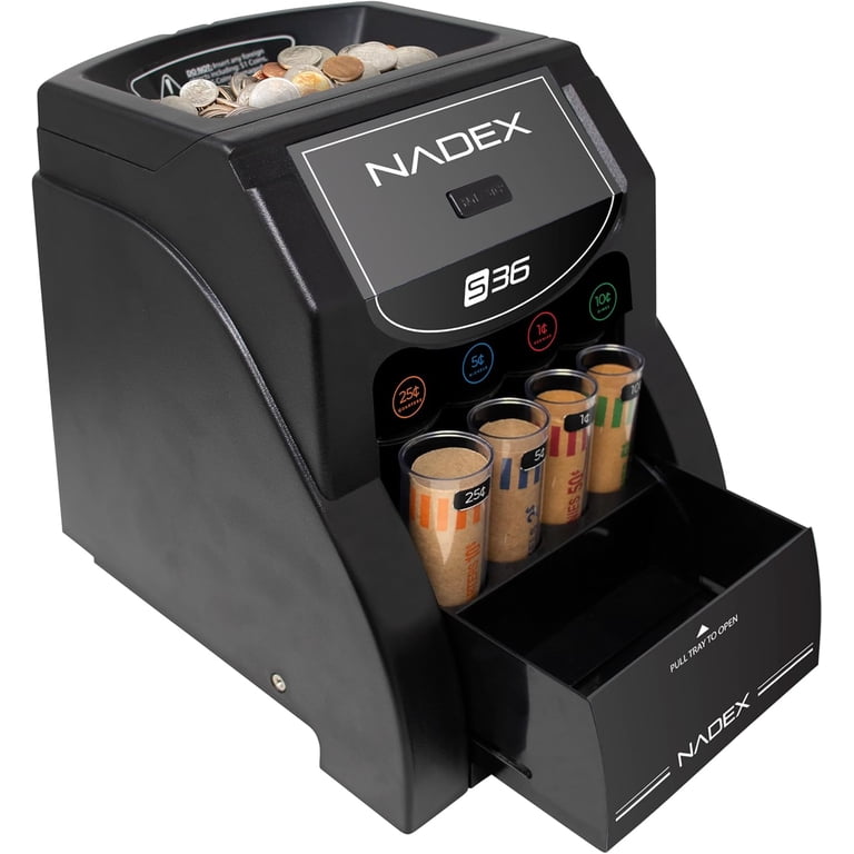 送料込★ELECTRONIC COIN SORTER自動カウンター Nadex 36SN Automatic Coin Sorter and Wrapper - Walmart.com