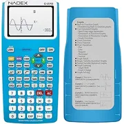 Nadex Scientific Calculator with Graph Functions for College and High School Students, Engineering, Advanced Mathematics, Calculus, Algebra, Geometery, Trigonometry, Statistics - Blue