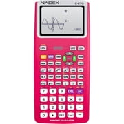 Nadex Coins C-270 Scientific Graphing Calculator for High School and College, Battery Powered, Pink, NXTE-1703