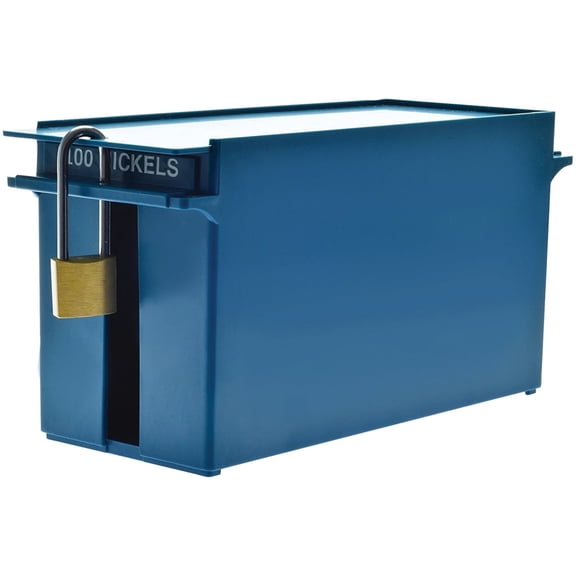 Nadex High Capacity Rolled Coin Storage Box for Nickels | 100 Dollar Capacity.