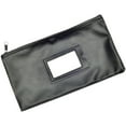 thumbnail image 1 of Nadex Coins NCB9-1002-BLK Vinyl 7-Day Pack of Zippered Bank Deposit Cash and Coin Bags with Card Window (Black), 1 of 5