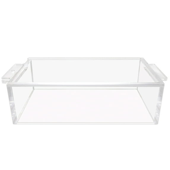 Nadex Coins NCC1-1126 Clear Acrylic Cash Box with Slipping Cover