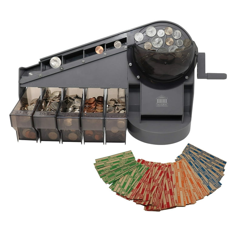 Frifreego Coin Counter Machine,Coin Sorter and Wrapper Machine