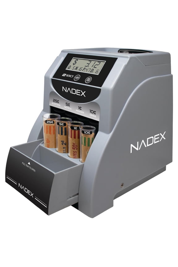 Coins S180 Digital Coin Counter, Sorter, and Wrapper, NXTE-1897