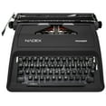 thumbnail image 1 of Nadex Coins Pioneer Manual Typewriter with Durable Travel Case (Black), NXTE-1630, 1 of 5