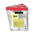 thumbnail image 1 of Nadex Tamper-Evident Deposit Bags, 9" x 12", Clear, Pack Of 25 Bags, 1 of 2