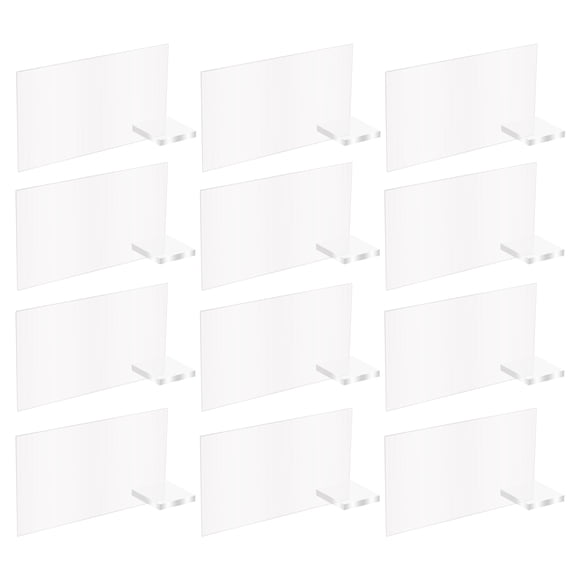 Nadi 12pcs Acrylic Blanks Wedding Table Number Sign Festival Reception Decor for Wedding