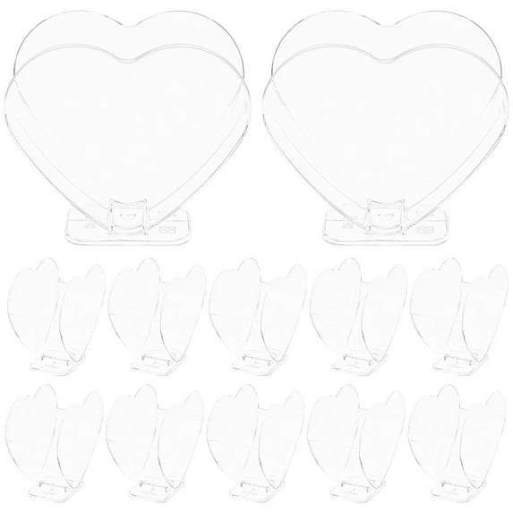 NUOLUX Heart Serving Bowls for Valentine's Day 30Pcs 8x7cm