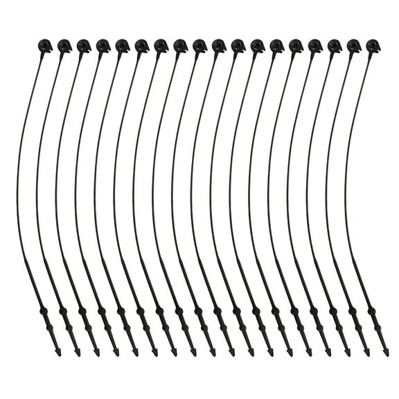 Nadi 5000pcs Price Tags Fastener Hanging Tags Snap Lock Pin Black Security Loops