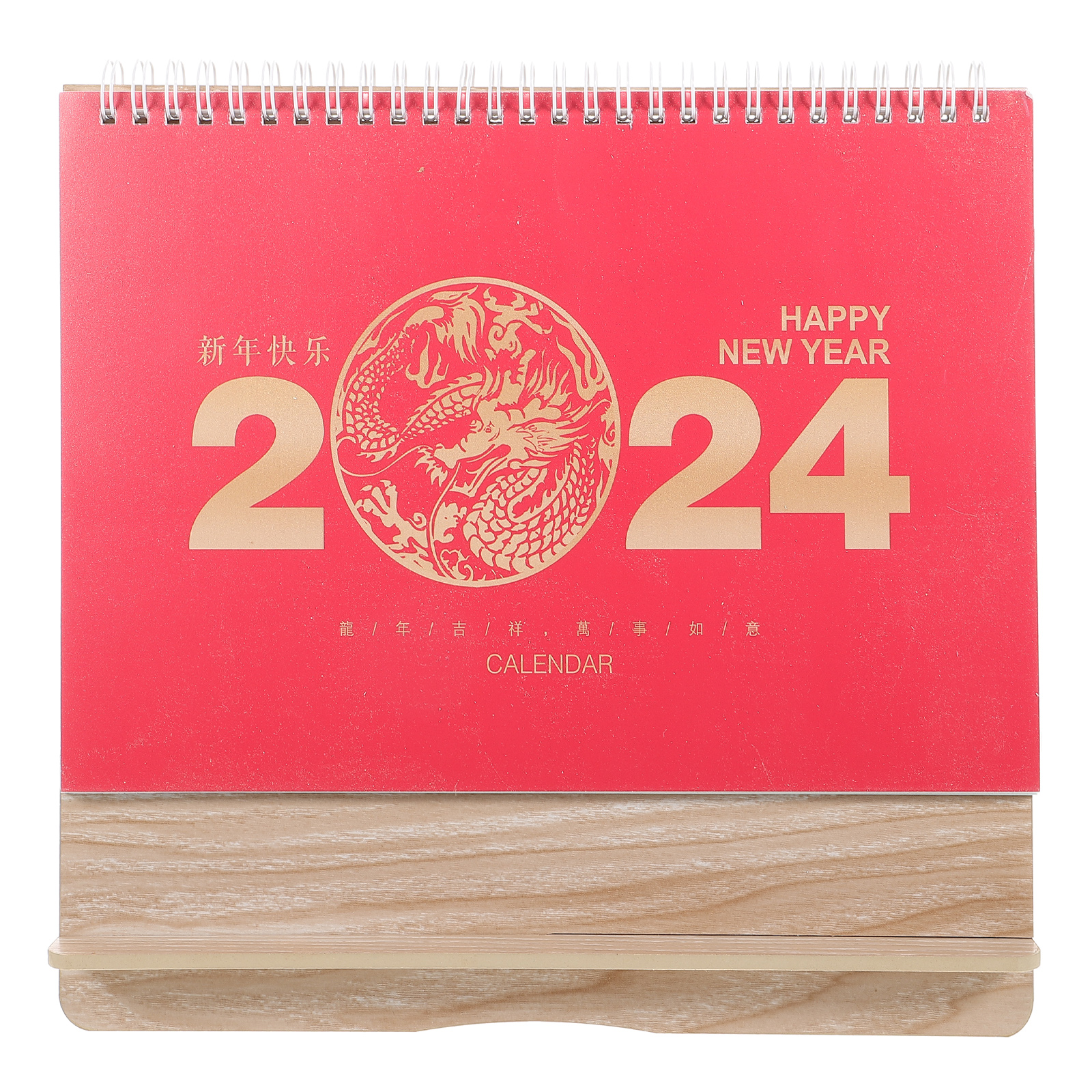 Nadi Decorative Desk Calendars 2024 Flip Calendar Standing Desk Calendar for Home Office