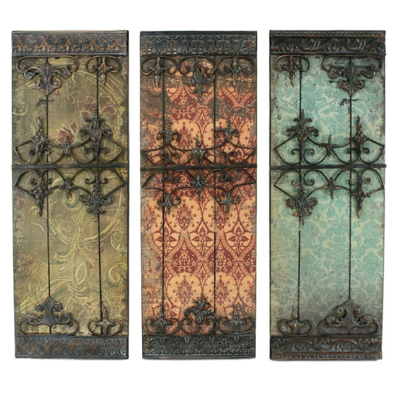 Nadia Metal Wall Plaque (Set of 3)