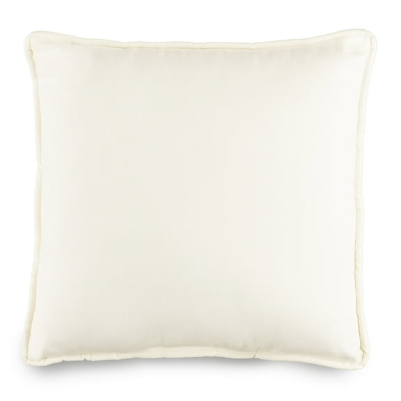 Nadine Solid Cream Square Pillow
