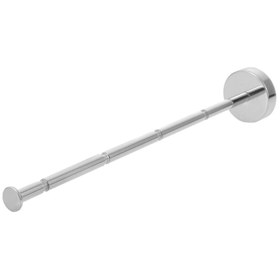 Nadinraom Hook Closet Rods Heavy Duty Clothes Hanger Wall-mounted Coat Hanging Bar, Iron, 1.65"