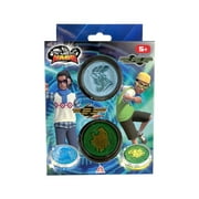 Infinity Nado Gold Warrior Phoenix & Lightning Leopard Spinning Tops with Sword Launchers - 2-Pack