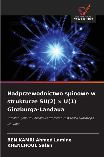 Nadprzewodnictwo spinowe w strukturze SU(2) Ã U(1) Ginzburga-Landaua, (Paperback)