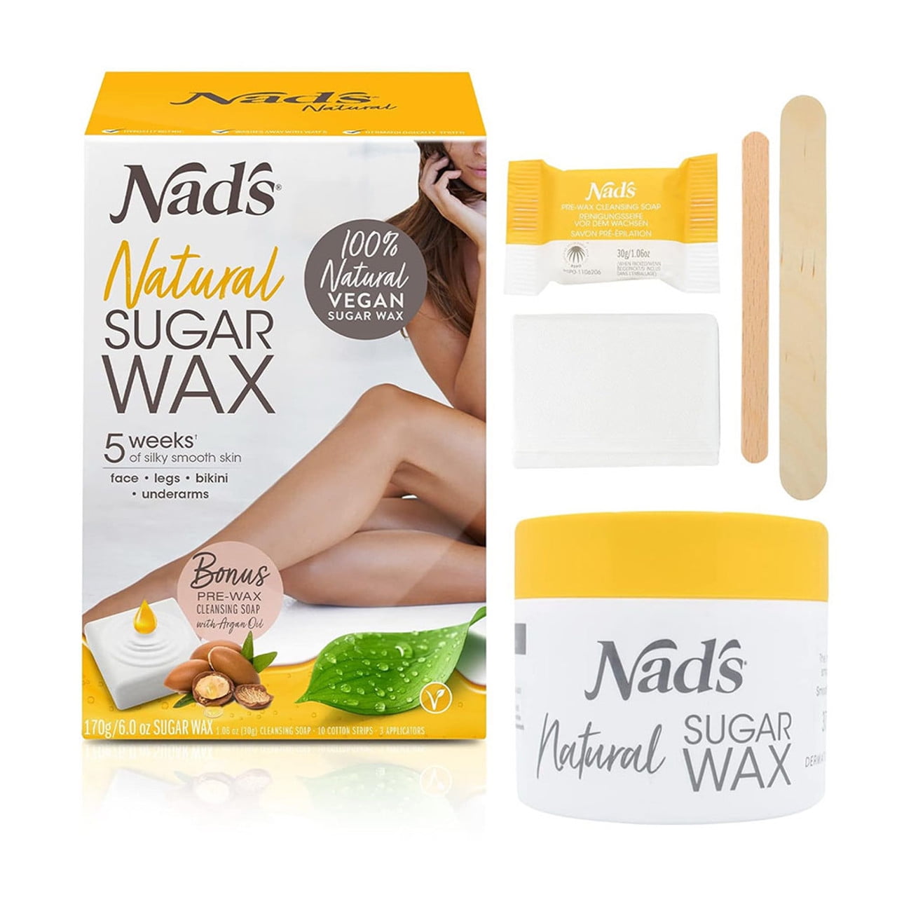 Nads natural natural sugar wax Clearance