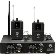 Nady 16-Channel Wireless Dual In-Ear Monitor System - PEM-02