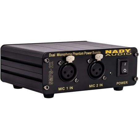 Nady SMPS-2X 2-Channel 48V Phantom Power Supply for Condenser Microphones