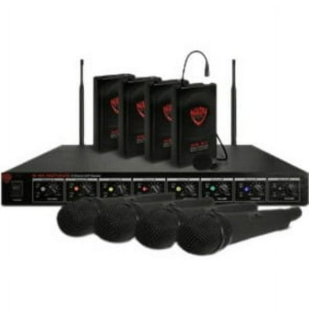 Nady U-81 OCTAVO Eight Discrete UHF Channels Wireless Microphone System