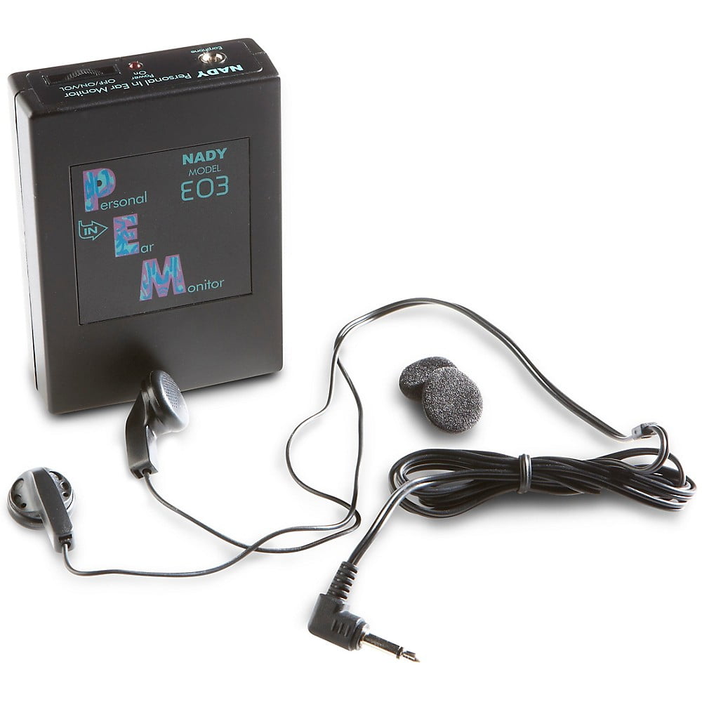 Nady EO3 EE Wireless In-ear Monitor System by Nady Nady EO3 Wireless Personal In-Ear Monitor System with (4) EO3