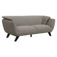thumbnail image 1 of Naeli 86 Inch Sofa Compact Modern Design Plush Brown Linen Upholstery, 1 of 6