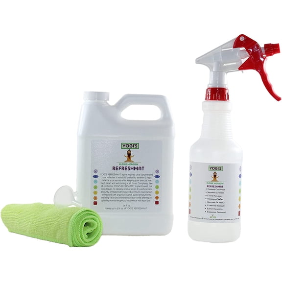Naeterra Aromatherapy Cleaning Concentrate Yogi's Refreshmat Ultra Concentrated Yoga Mat Cleaner & Refresher - Makes up to 4.5 Gallons