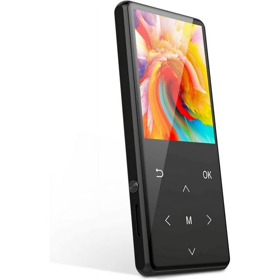 Naetxoa Bluetooth 128GB MP3/DVD Player with Arm Strap & Case, Black