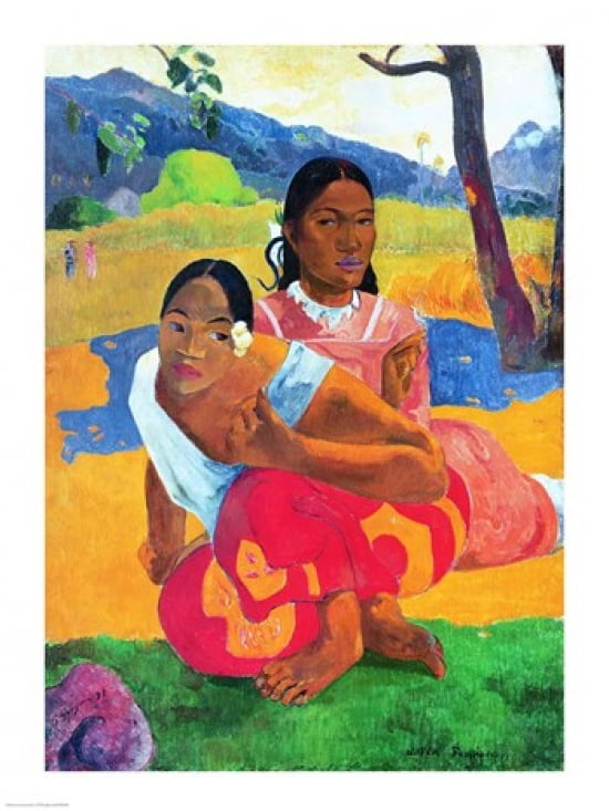 Nafea Faaipoipo Canvas Art - Paul Gauguin (18 x 24)