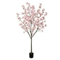 thumbnail image 1 of Nafresh 6ft Artificial Cherry Blossom Tree with Vividly Colored Flowers, Realistic Tree Trunk for Indoor Outdoor Decor., 1 of 7
