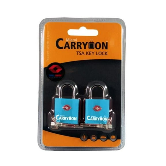 Naftali TLL04LB Tsar 2 Lock 4 Key Blister - Light Blue