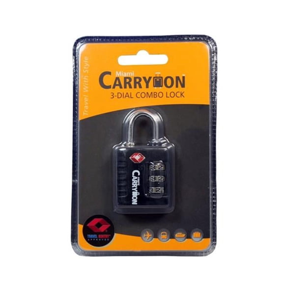 Naftali Tsar 3 Combination Lock - Black