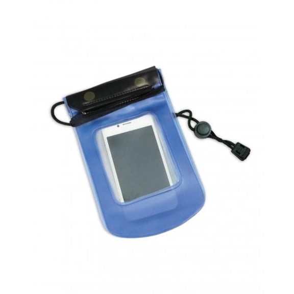 Naftali Waterproof Bag for iPhone - Black Top with Blue Pouch