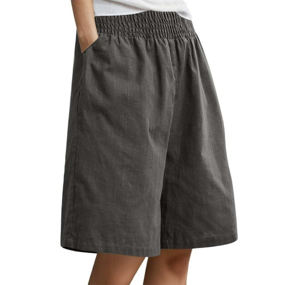 Nafuu Ladies Casual Pants Solid Color Straight Leg Comfortable Daily ...