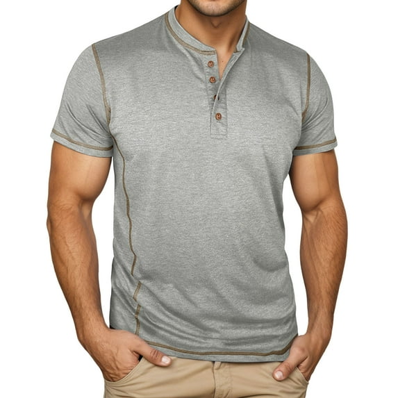 Nafuu Males T Shirts Solid Color Crew Neck Short Sleeve For Soft Breathable Everyday Tee Top Comfort Home Workout Shirts For Men