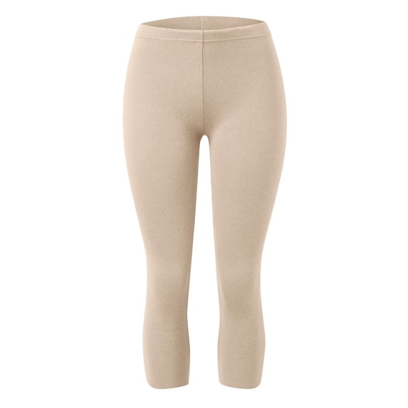 Nafuu Women Thermal Underwear Pants Multi-Color High Waist Leggings Air Layered Warm Tights Seamless Body For Autumn Lovely Vacation Base Layer