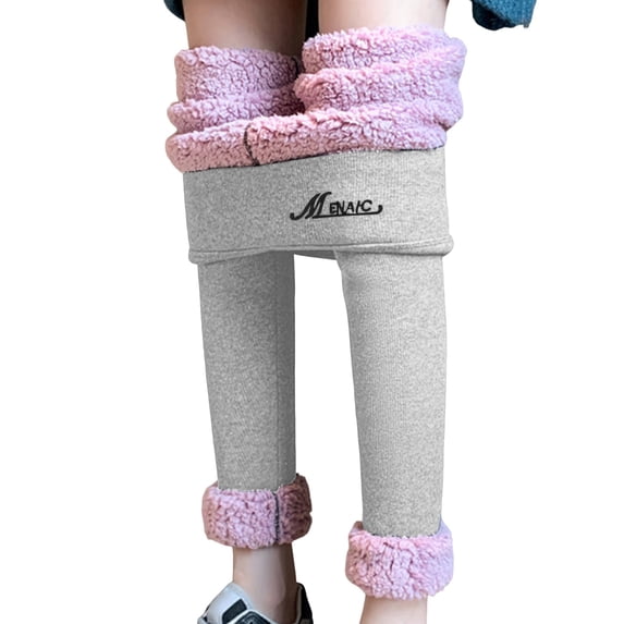 Nafuu Women Thermal Underwear Pants Solid Color Autumn Winter Warm Sports Yoga Fitness Mesh Cropped Thick Versions Comfort Home Base Layer