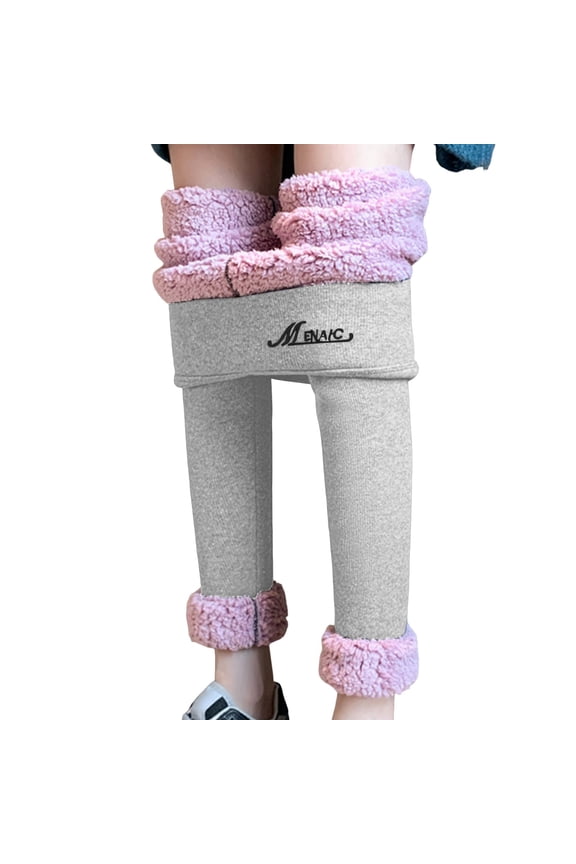 Women Thermal Underwear Pants Solid Color Autumn Winter Warm Sports Yoga Fitness Mesh Cropped Thick Versions Comfort Home Base Layer