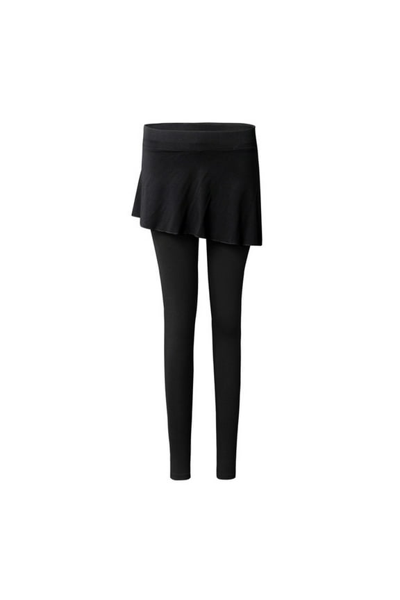 Women Yoga Pants Solid Color High Waist Body Training Latin Dance Two Piece Tight Culottes Classic Vacation Yoga Leggings