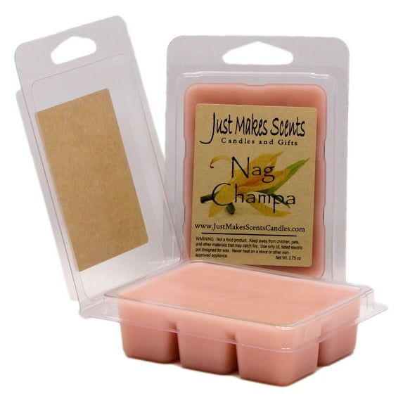 Nag Champa 2-Pack Wax Melts -Just Makes Scents Candles & Gifts